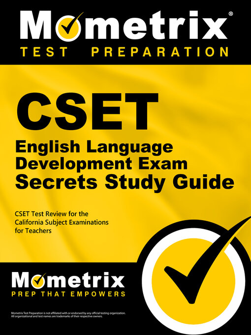 Title details for CSET English Language Development Exam Secrets Study Guide by CSET Exam Secrets Test Prep Staff - Wait list